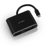 ADAPTADOR ACTECK USB C, HDMI + VGA SHINFT AV420