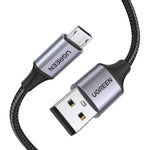 CABLE UGREEN USB A- MICRO USB, CARGA RAPIDA, 18W