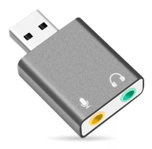 Convertidor USB a Audio BROBOTIX, USB, Negro 856601