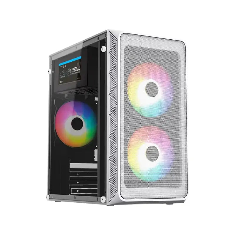 GABINETE ACTECK DOOM PRO GI730M MINI TORRE MICRO ATX BLANCO